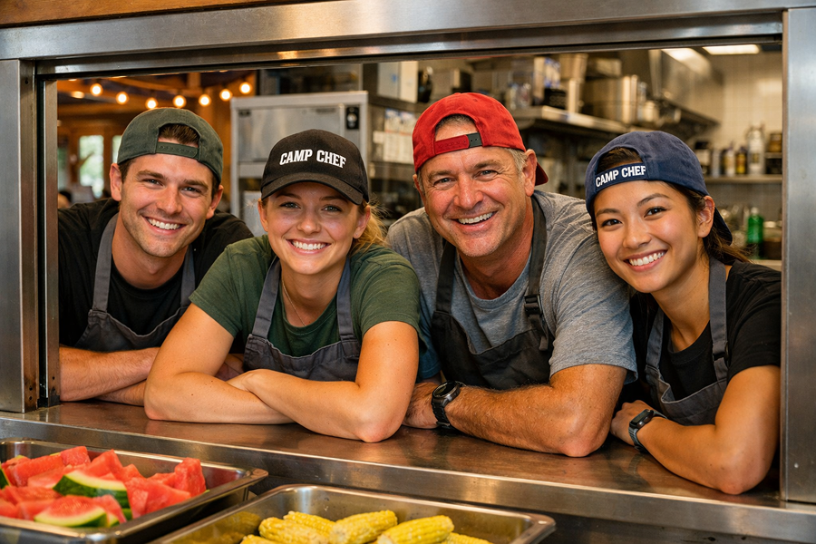 summer camp kitchen staffing